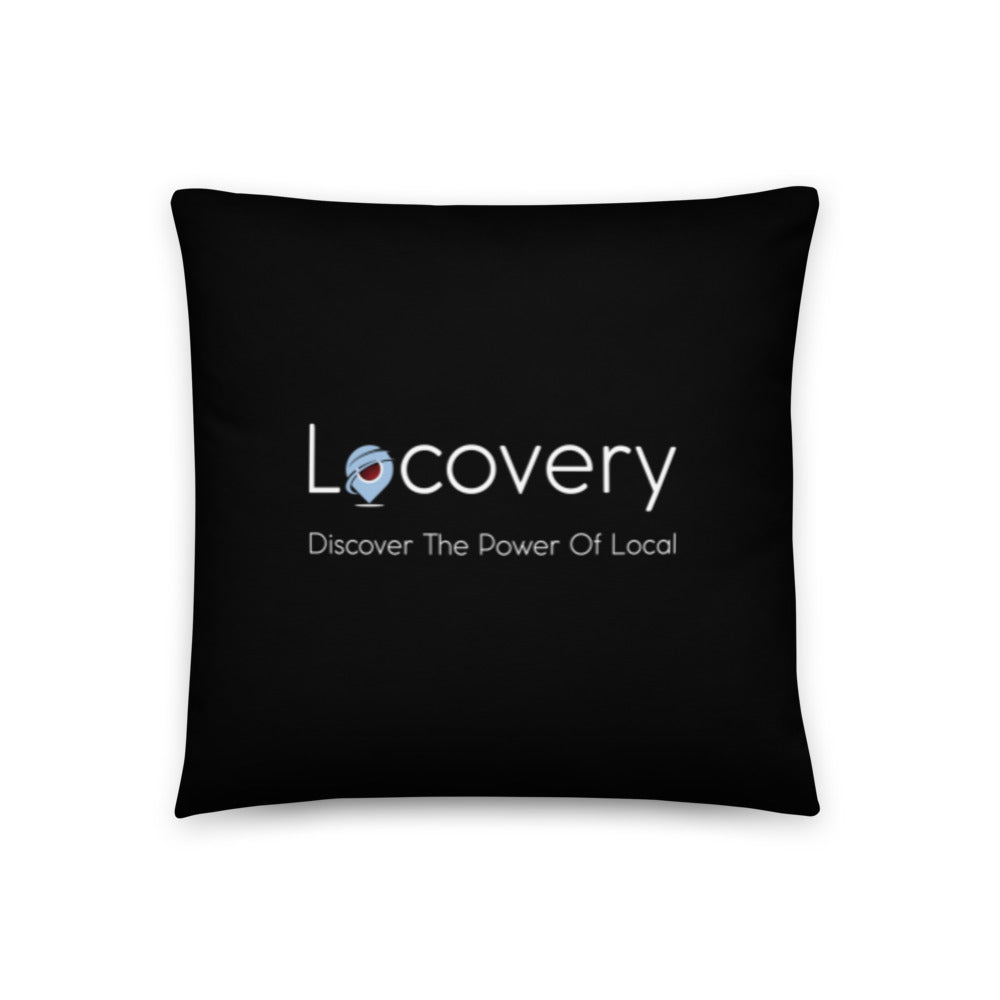 Locovery Local Discovery Pillow | Black