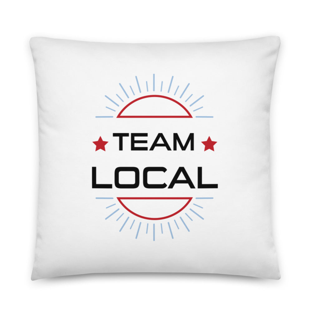 Team Local Pillow | White