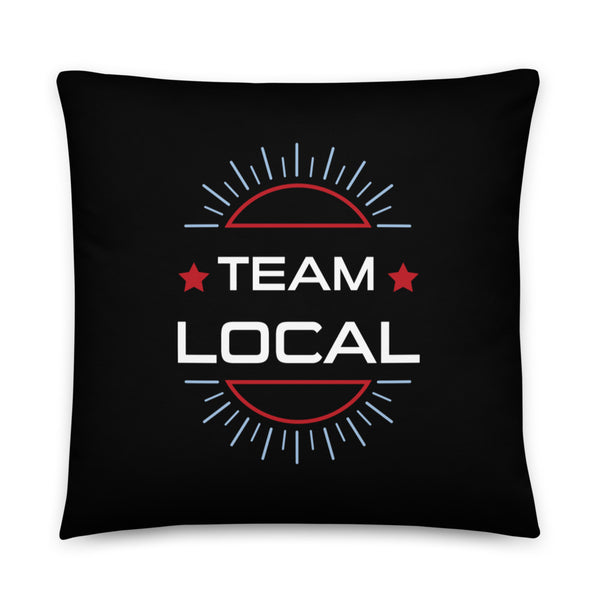 Team Local Pillow | Black