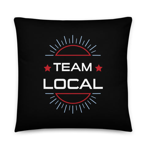 Team Local Pillow | Black