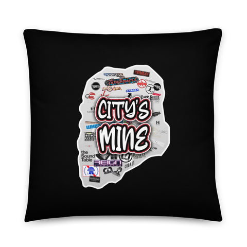 City's Mine Pillow | Black