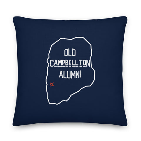Old Campbellton Alumni Pillow | Navy Blue