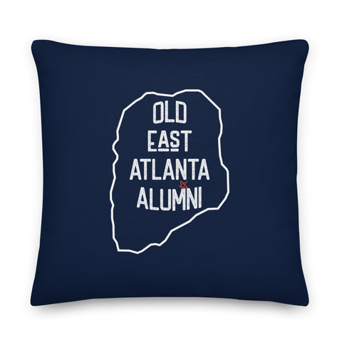 Old East Atlanta Alumni Pillow | Navy Blue