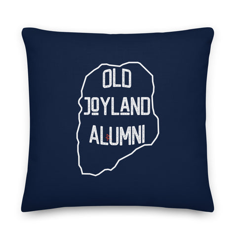Old Joyland Alumni Pillow | Navy Blue