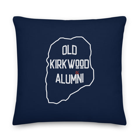 Old Kirkwood Alumni Pillow | Navy Blue