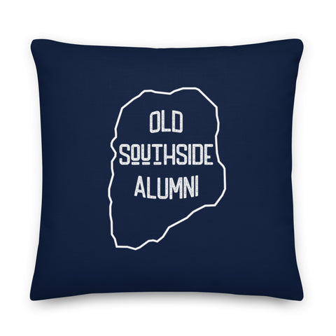 Old Southside Alumni Pillow | Navy Blue