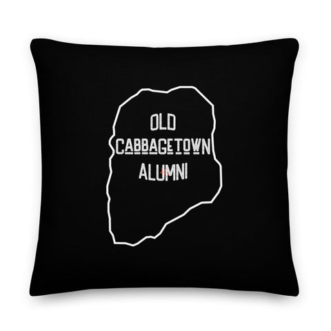 Old Cabbagetown Alumni Pillow | Black