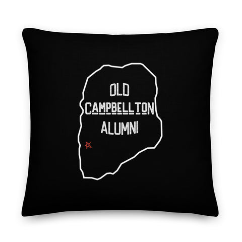 Old Campbellton Alumni Pillow | Black