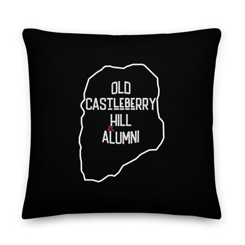 Old Castleberry Hill Alumni Pillow | Black