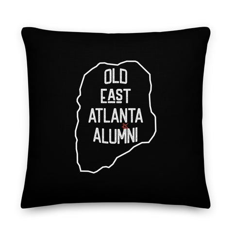Old East Atlanta Alumni Pillow | Black