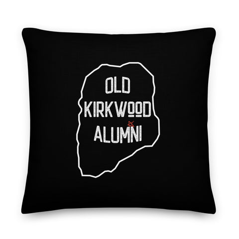 Old Kirkwood Alumni Pillow | Black