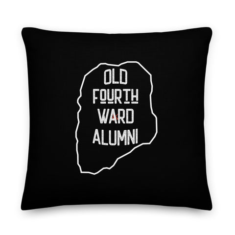 Old Fourth Ward Alumni Pillow | Black