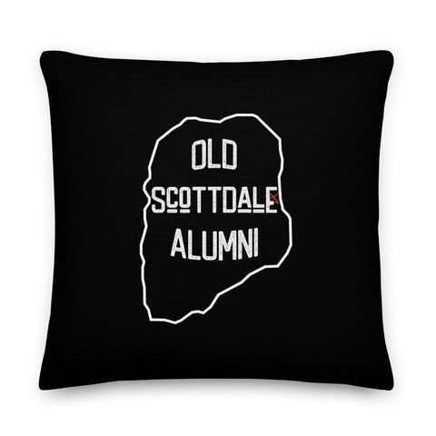 Old Scottdale Alumni Pillow | Black