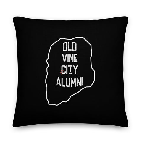 Old Vine City Alumni Pillow | Black