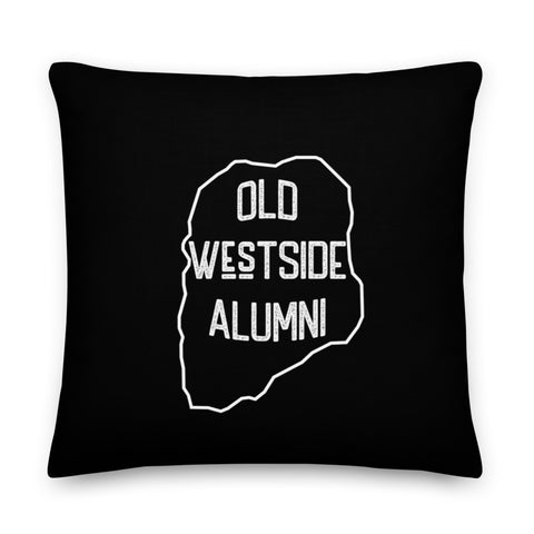 Old Westside Alumni Pillow | Black