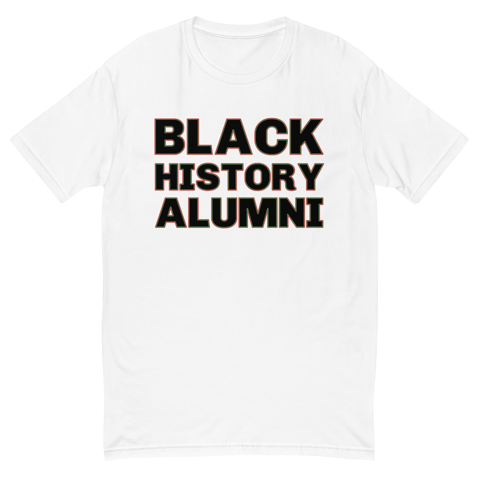 Black History Alumni Short Sleeve Unisex T-Shirt | White