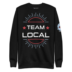 Team Local Unisex Fleece Pullover | Black