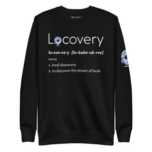 Definition of Locovery Unisex Fleece Pullover | Black