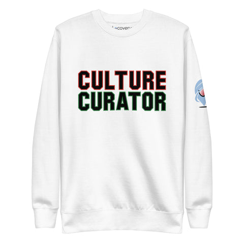 Culture Curator Fleece Pullover | White